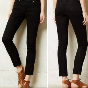 AG Adriano Goldschmied Stevie Ankle Jeans in Black Sz. 30R
